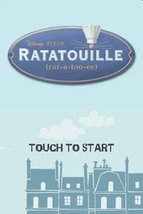 Ratatouille (USA) screen shot title